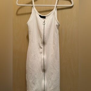 Bershka size small white dress. Barely worn!